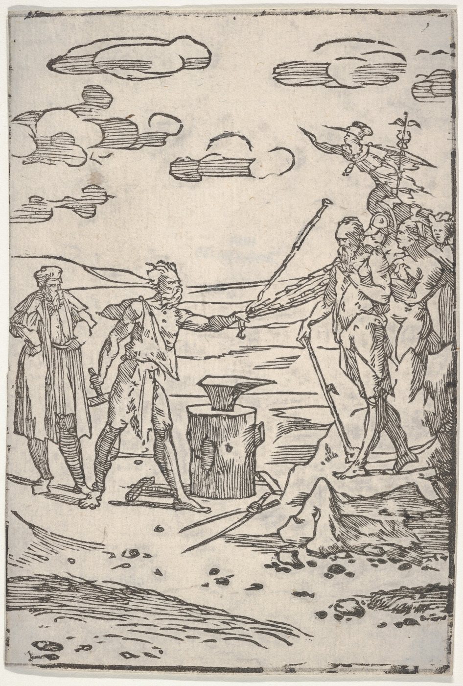 The Forger at the Anvil, from The Various Operations of Alchemy, Domenico Beccafumi